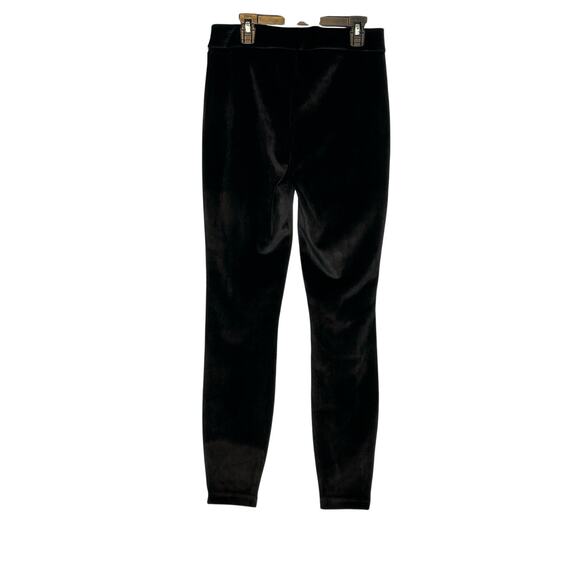 Nanette Lepore black velvet pull on legging pants size small - Picture 6 of 6